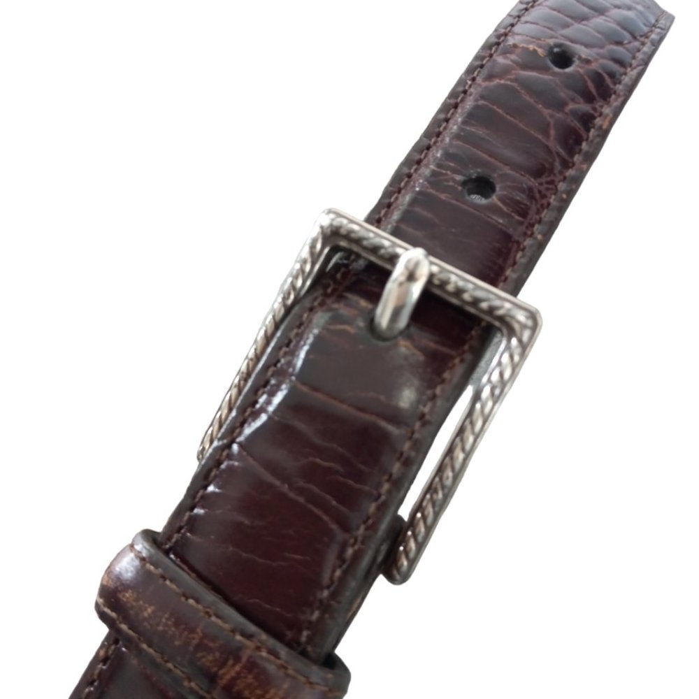 Brighton Silver plated women's belt
